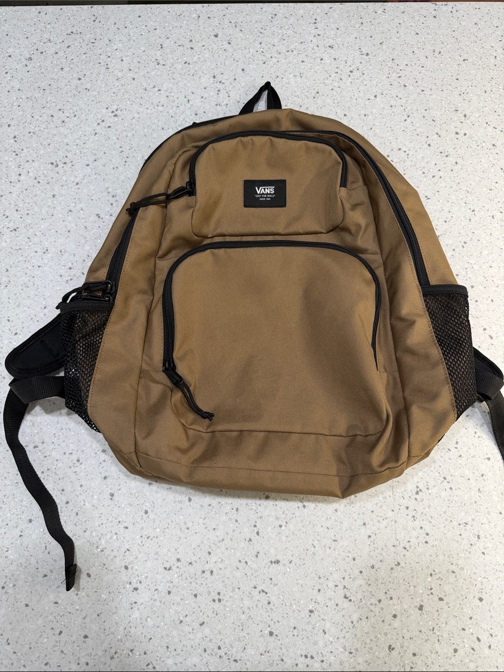 Vans Brown Everyday Backpack with Black Accents